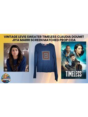 Vintage Levis Sweater Timeless Claudia Doumit Jiya Marri Screen Matched Prop COA